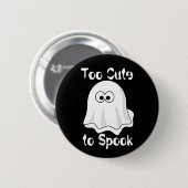 "Te stutten naar Spook!" Ronde Button 5,7 Cm (Voorkant /achterkant)