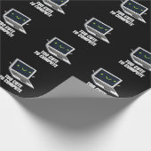 Te stutten om grappige computer te berekenen, donk cadeaupapier (Hoek)