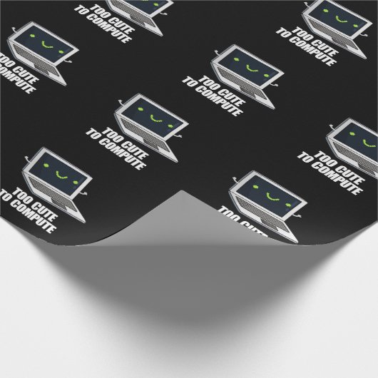 Te stutten om grappige computer te berekenen, donk cadeaupapier (Hoek)