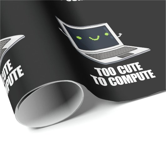 Te stutten om grappige computer te berekenen, donk cadeaupapier (Rol Hoek)