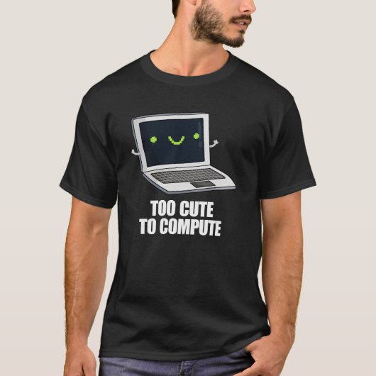 Te stutten om grappige computer te berekenen, donk t-shirt (Voorkant)