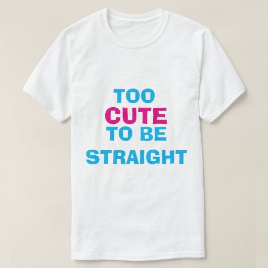 Te stutten om recht T-shirt te zijn (Design voorkant)