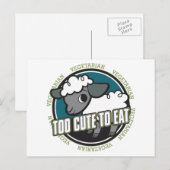 Te stutten om te eten briefkaart (Voorkant / Achterkant)