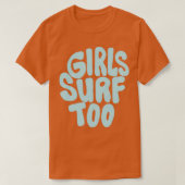 Te Surf meisjes T-shirt (Design voorkant)
