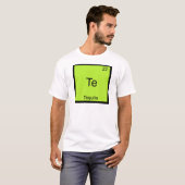 Te - Tequila Funny Chemistry Element Symbol T-shir T-shirt (Voorkant volledig)