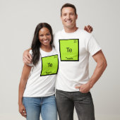 Te - Tequila Funny Chemistry Element Symbol T-shir T-shirt (Unisex)