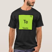Te - Tequila Grappige Chemie Element Symbool T-shi T-shirt (Voorkant)