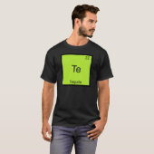 Te - Tequila Grappige Chemie Element Symbool T-shi T-shirt (Voorkant volledig)