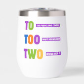 Te twee grammatica - grappig homofoon woordspeling (Voorkant)