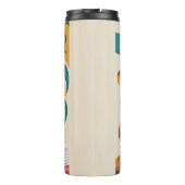 Te veel arbeid - Retro Woman Illustratie Thermosbeker (Achterkant)