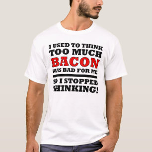 Te veel bacon grappig T-shirt