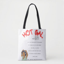 Te veel bagage meenemen! tote bag