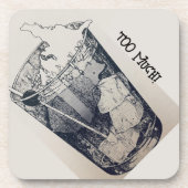 Te veel bier onderzetter (Voorkant)