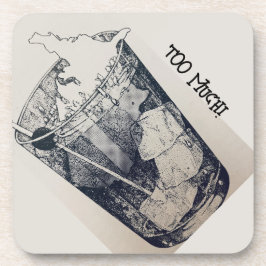 Te veel bier onderzetter