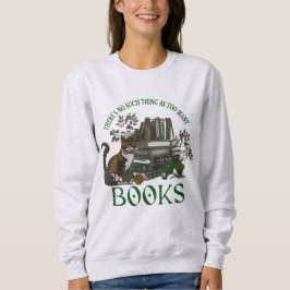 Te Veel Boeken Groen Donkere Academische Trui