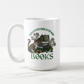 Te Veel Boeken Groene Bloemige Academia Mok (Links)