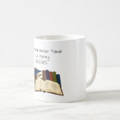 Te veel boeken?! koffiemok (Voorkant rechts)
