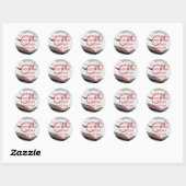 te veel boeken lezen ronde sticker (Vel)