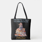 Te veel boeken of Beagles Tote Bag (Achterkant)