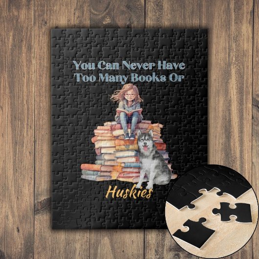 Te Veel Boeken of Husky's Legpuzzel