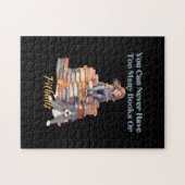 Te veel boeken of pitbulls  legpuzzel (Horizontaal)
