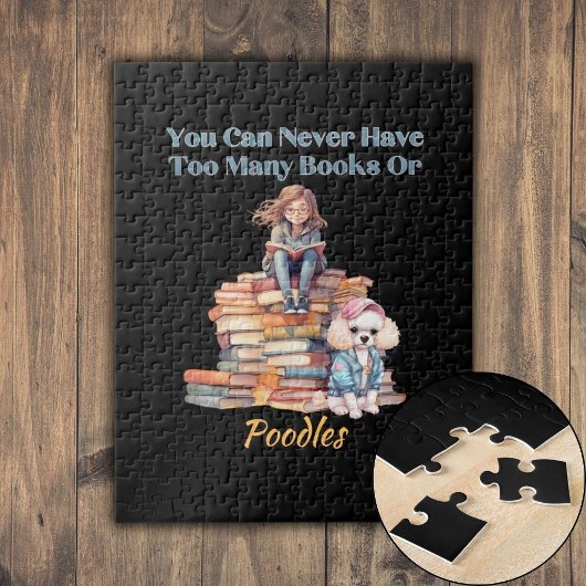 Te Veel Boeken of Poodles  Legpuzzel