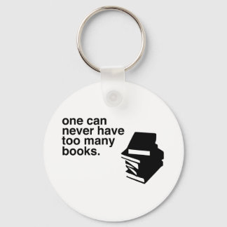 te veel boeken sleutelhanger