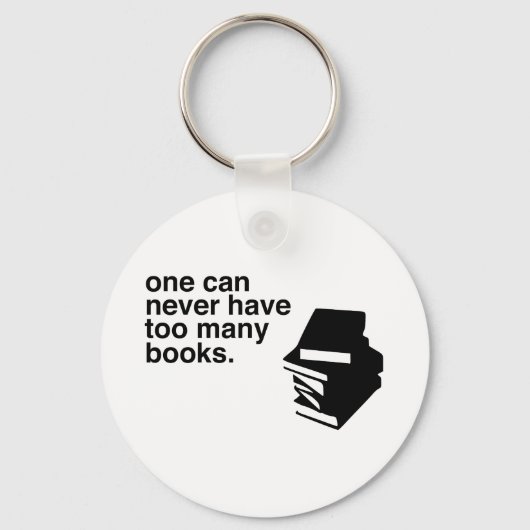 te veel boeken sleutelhanger (Voorkant)