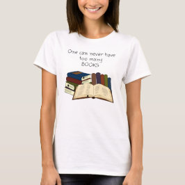 Te veel boeken?! t-shirt