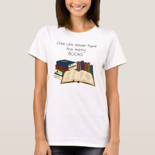 Te veel boeken?! t-shirt