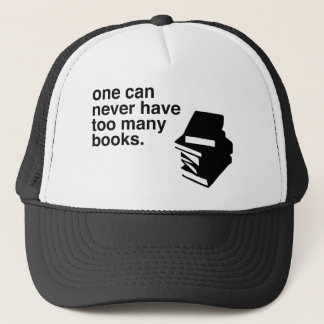 te veel boeken trucker pet