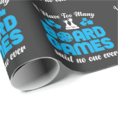 Te veel bordspellen Chess Dice Game Lover Cadeaupapier (Rol Hoek)