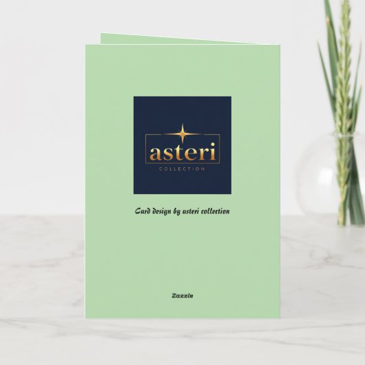 "Te veel cheeta's" groet Bedankkaart (Achterkant)