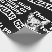 Te veel Chihuahuas die papier verpakt