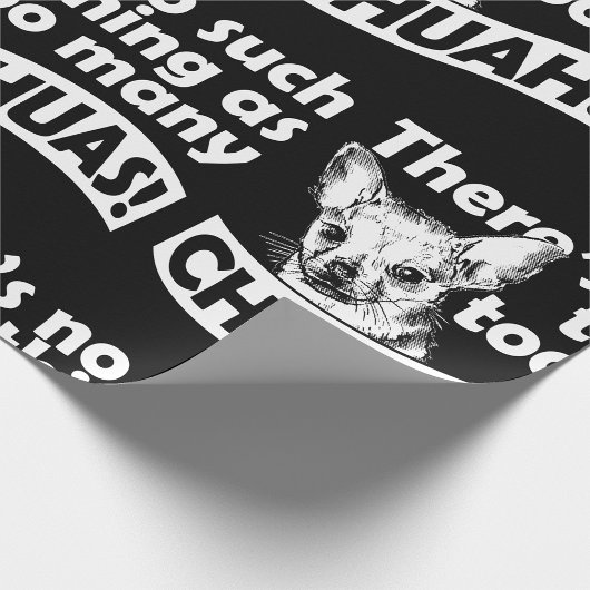 Te veel Chihuahuas die papier verpakt