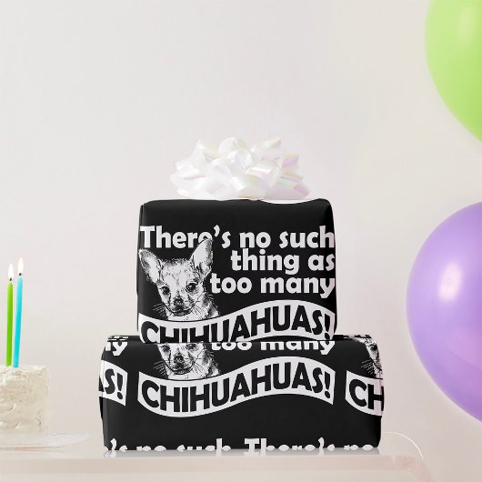Te veel Chihuahuas die papier verpakt