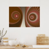 Te veel chocolade-Poster Poster (Keuken)
