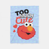 Te veel Cute Elmo Fleece Deken (Voorkant)