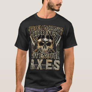 Te veel dioten niet genoeg ASSEN T-shirt