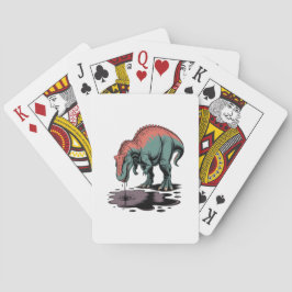 Te veel drinken pokerkaarten