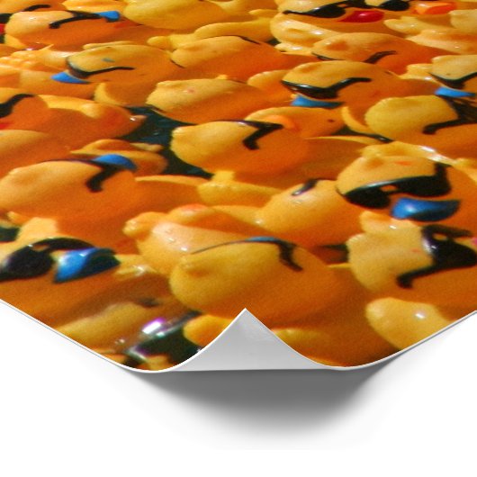 Te veel eenden poster (Hoek)