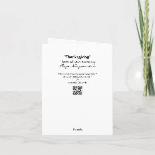 Te veel eten bij de Thanksgiving Kaart (Achterkant)