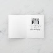 Te veel eten bij de Thanksgiving Kaart (Binnen)