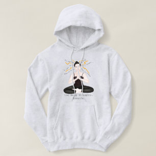 te veel gedachten. ademen hoodie