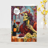 Te veel gedronken kaart (Gele Bloem)