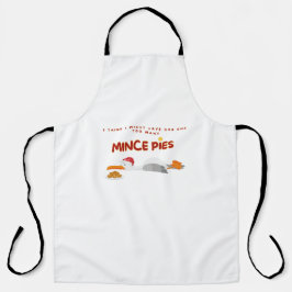 Te veel gehaktpasteitjes meeuw schort