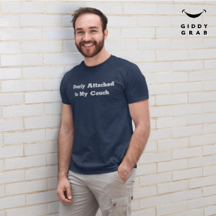 Te veel gehecht aan mijn bank Grappig Karakter Quo T-shirt