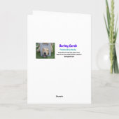 Te veel gelofde Birthday Card Dog Kaart (Achterkant)