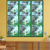 Te veel gepiekt canvas afdruk (Insitu (Woonkamer))