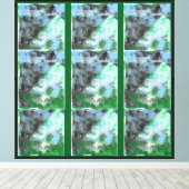 Te veel gepiekt canvas afdruk (Insitu (Houten vloer))